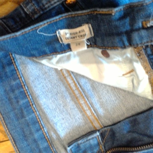 Madewell 9'' Skinny High Rise Crop in size 28 - Picture 3 of 8
